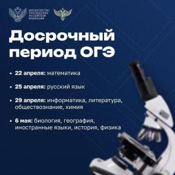 Досрочный период ОГЭ 2024-2025